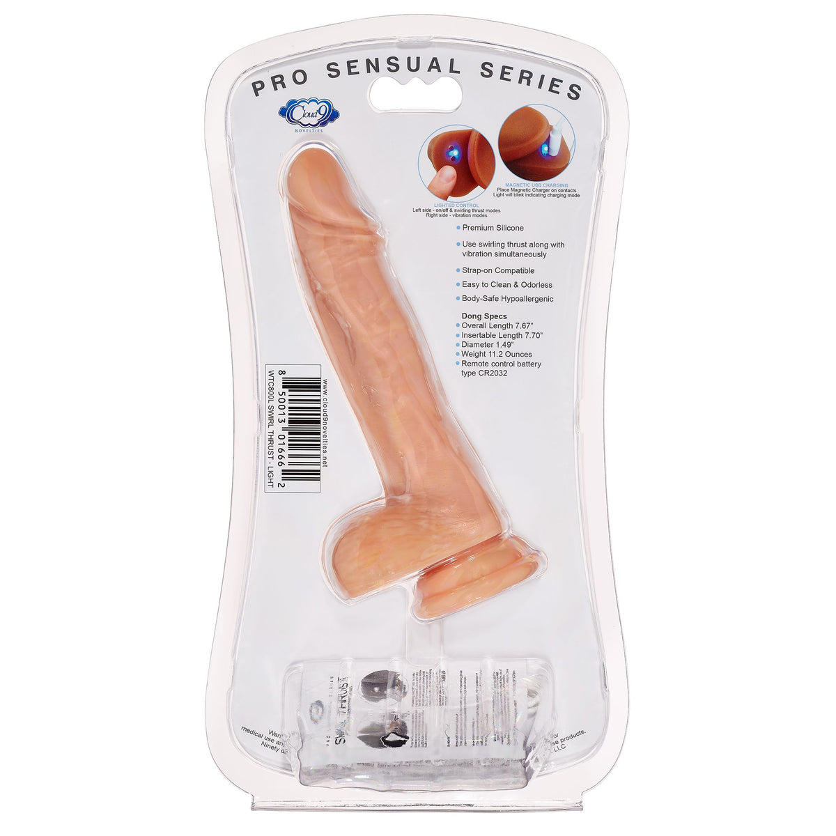 CLOUD 9 PRO SENSUAL SWIRL THRUST 7 LIGHT " - WTC800L