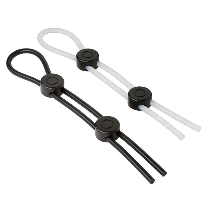 PRO SENSUAL XL PRO RINGS BLACK & CLEAR 2 PACK - WTC85224