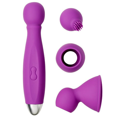 CLOUD 9 HEALTH & WELLNESS WAND KIT 9 FUNCTION FLEXIBLE HEAD PURPLE - WTC852950