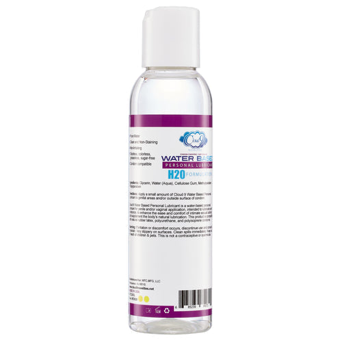 CLOUD 9 WATER BASED PERSONAL LUBRICANT 4 OZ - WTC900L