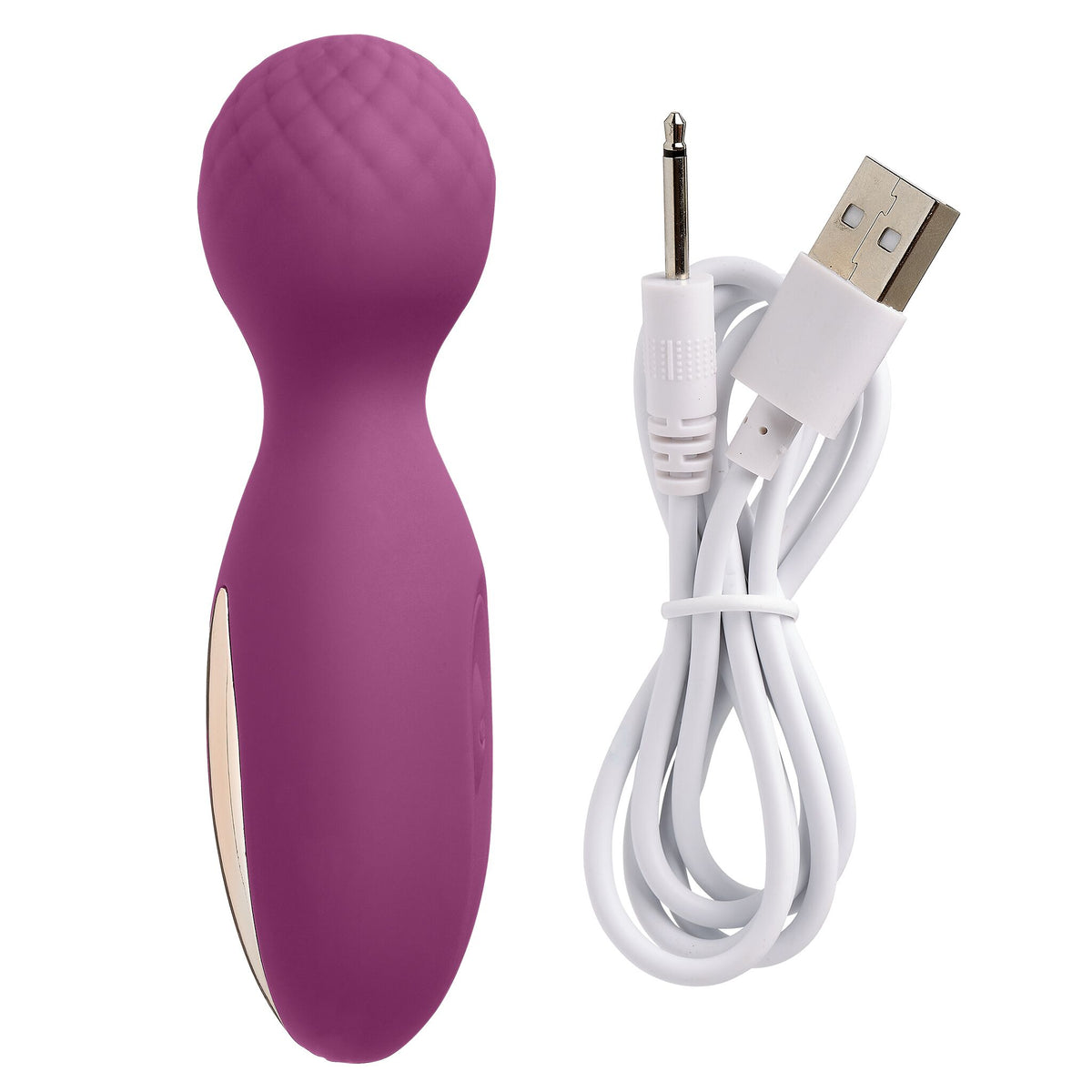 CLOUD 9 HEALTH & WELLNESS FLEXI-MASSAGER RECHARGEABLE WAND PLUM - WTC912