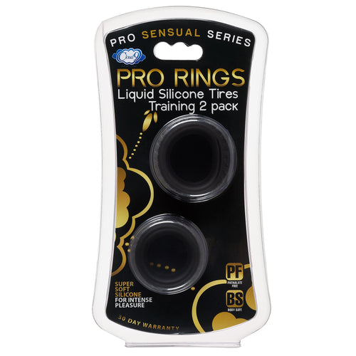 CLOUD 9 PRO RINGS LIQUID SILICONE TIRES 2 PACK BLACK - WTC914