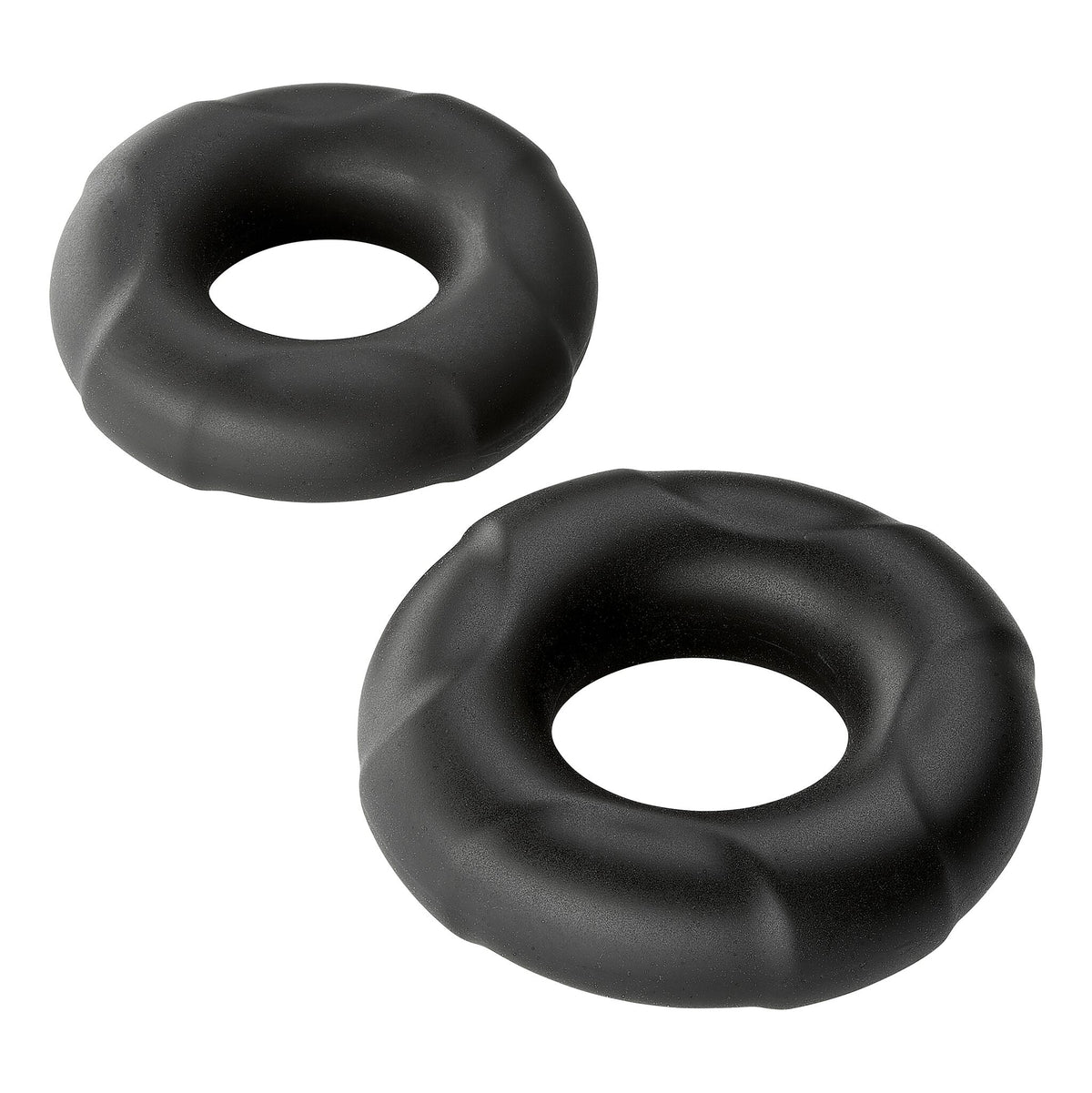 CLOUD 9 PRO RINGS LIQUID SILICONE DONUTS 2 PACK BLACK - WTC915
