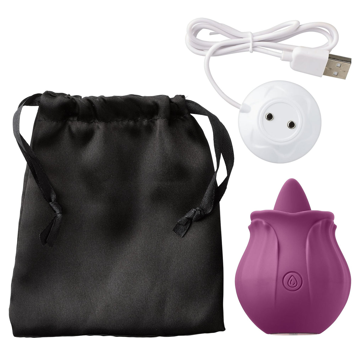 CLOUD 9 HEALTH & WELLNESS FLUTTER ORAL TONGUE STIMULATOR PLUM - WTC921
