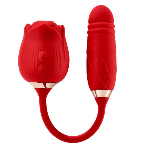 CLOUD 9 ROSE PLUS W/THRUSTING PLEASURE STEM PRO SENSUAL COLLECTION - WTC947R
