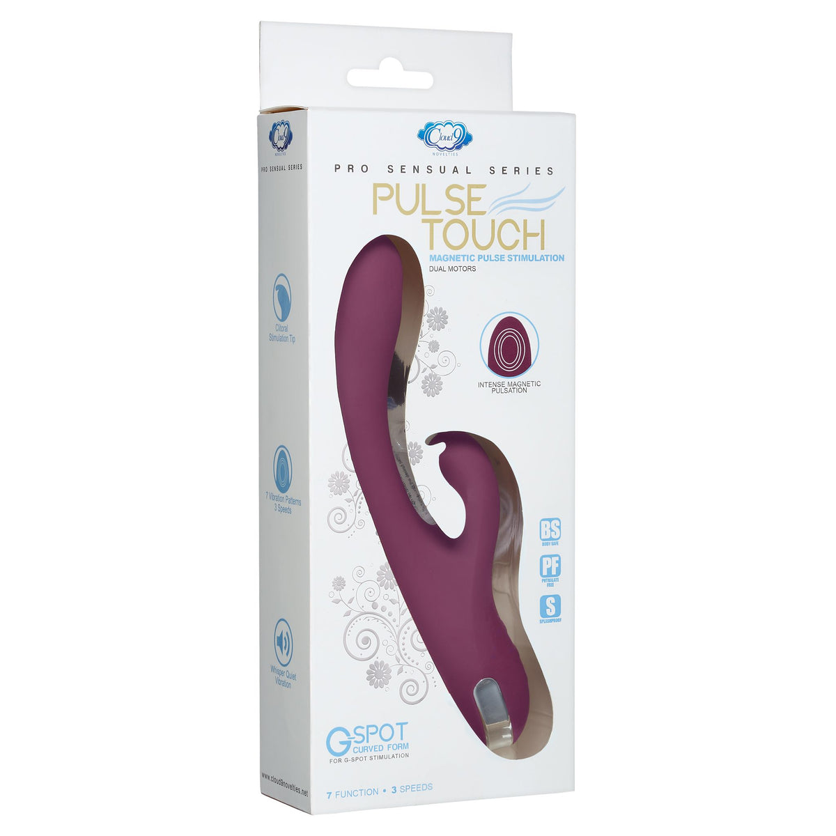 CLOUD 9 PRO SENSUAL SERIES PULSE TOUCH RABBIT G PLUM - WTC951
