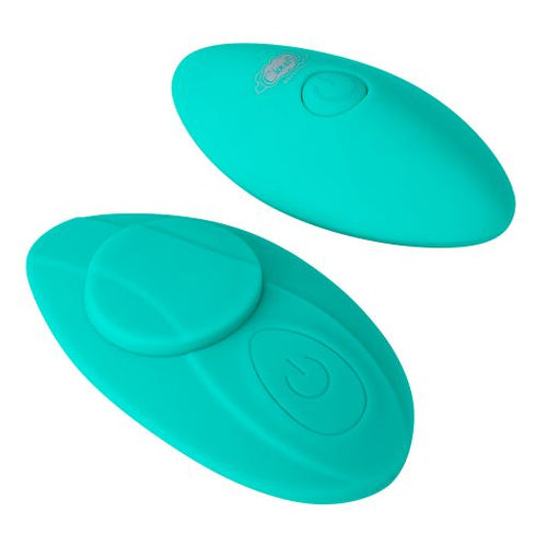CLOUD 9 PANTY PLEASURES MAGNETIC PANTY VIBE TEAL - WTC959