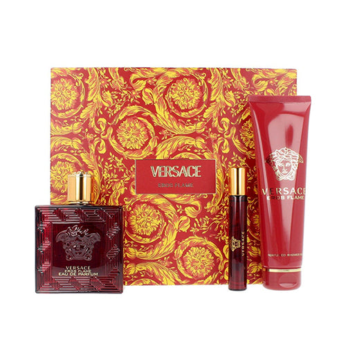 EROS FLAME 3PC SET , MEN'S GIFT SET, EDP