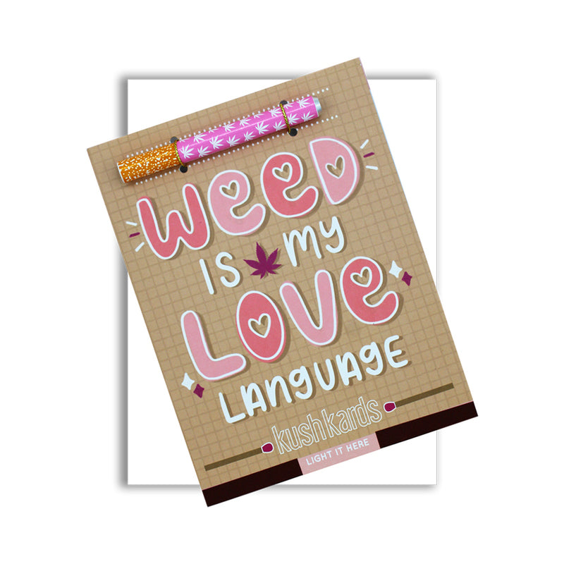 Weed Is My Love Language???¡One Hitter Kard-Pinkfoxxx