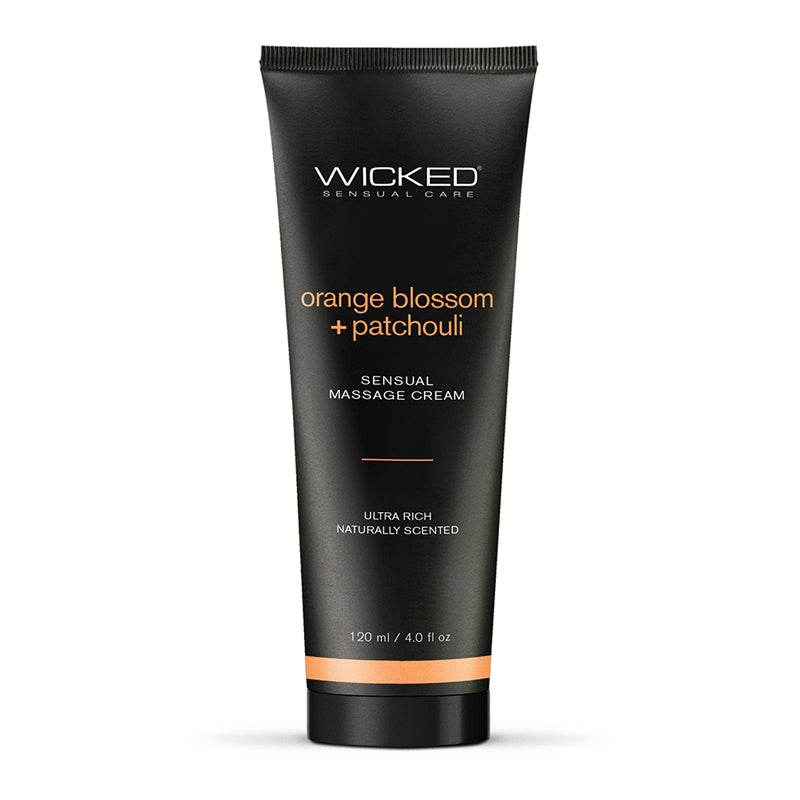Wicked Orange Blossom + Patchouli Sensual Massage Cream 4 oz.-Pinkfoxxx