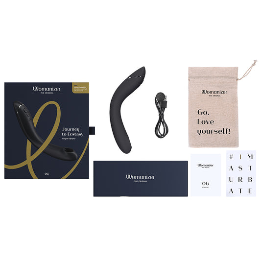 Womanizer OG G-Spot Pleasure Air Stimulator Dark Grey-Pinkfoxxx