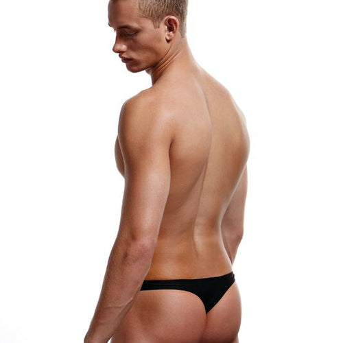 ENVY LOW RISE THONG BLACK S/M - XGBLE034BLKSM
