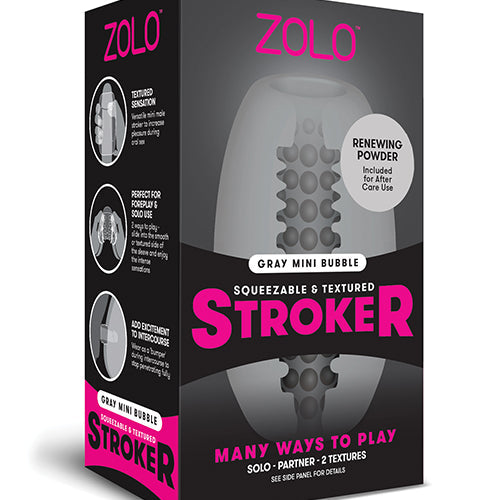ZOLO MINI STROKER DOME GREY - XGZO6027