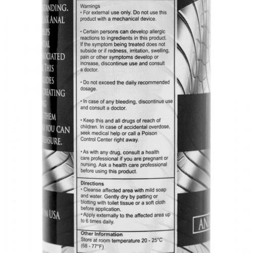 MASTER SERIES ANAL DESENSITIZING LUBE 4.25 OZ - XRAC701