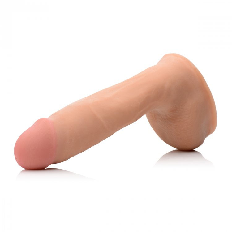 LOADZ 8IN DUAL DENSITY SQUIRTING DILDO LIGHT - XRAF654