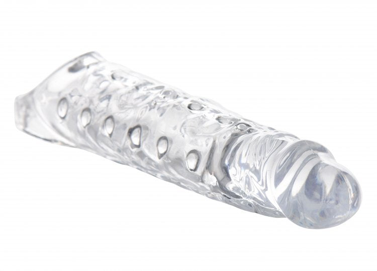 SIZE MATTERS 3IN CLEAR PENIS EXTENDER SLEEVE - XRAF860