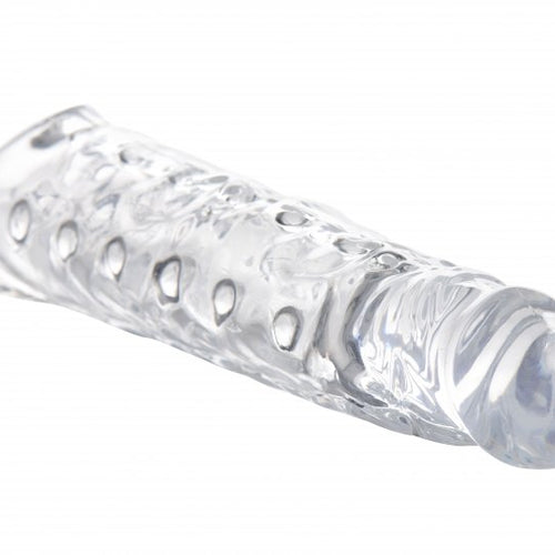 SIZE MATTERS 3IN CLEAR PENIS EXTENDER SLEEVE - XRAF860