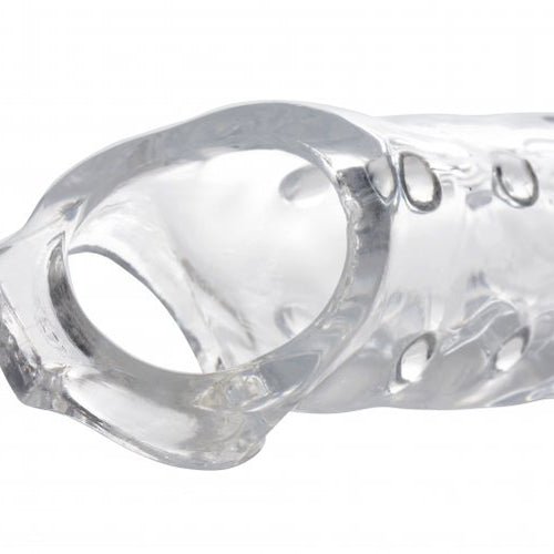 SIZE MATTERS 3IN CLEAR PENIS EXTENDER SLEEVE - XRAF860