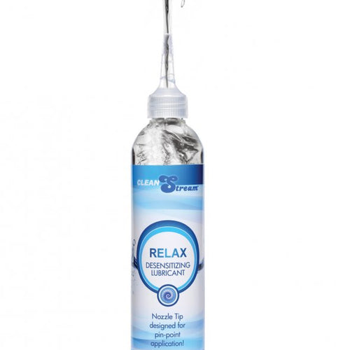 CLEANSTREAM RELAX ANAL LUBE DESENSITIZING W/ TIP 8OZ - XRAF9878OZ