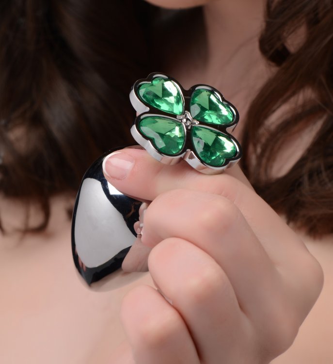BOOTY SPARKS LUCKY CLOVER GEM ANAL PLUG MEDIUM - XRAG185M