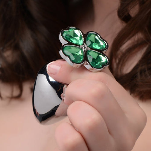 BOOTY SPARKS LUCKY CLOVER GEM ANAL PLUG MEDIUM - XRAG185M