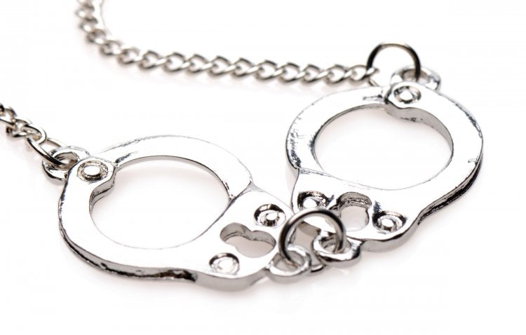 MASTER SERIES CUFF HER HANDCUFF NECKLACE - XRAG218