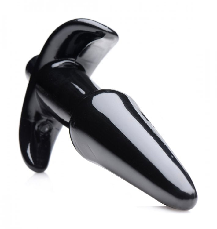 FRISKY THRILLING NOIR SMOOTH VIBRATING ANAL PLUG BLACK - XRAG294BLK
