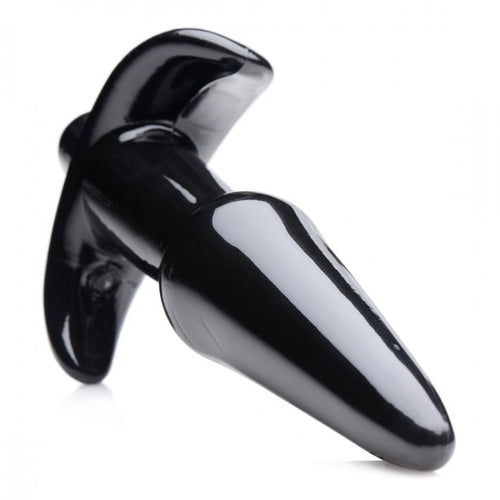 FRISKY THRILLING NOIR SMOOTH VIBRATING ANAL PLUG BLACK - XRAG294BLK