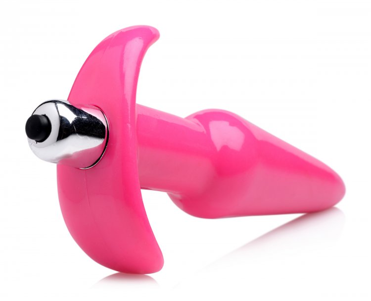 FRISKY THRILLING PINK SMOOTH VIBRATING ANAL PLUG - XRAG294PNK