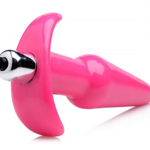 FRISKY THRILLING PINK SMOOTH VIBRATING ANAL PLUG - XRAG294PNK