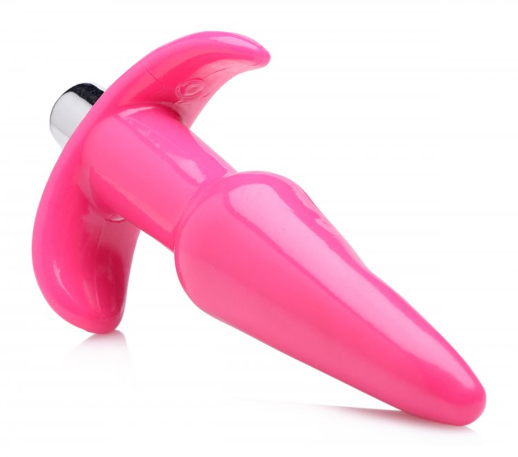 FRISKY THRILLING PINK SMOOTH VIBRATING ANAL PLUG - XRAG294PNK