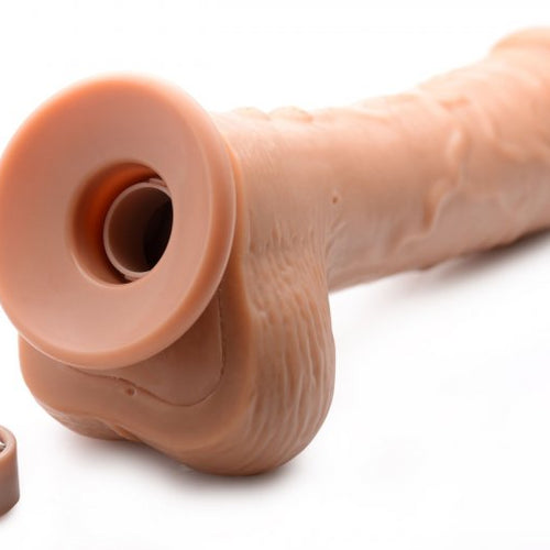 LOADZ 8.5IN VIBRATING DILDO SQUIRTING MEDIUM - XRAG321MED