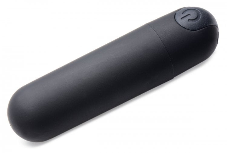 BANG! VIBRATING BULLET W/ REMOTE CONTROL BLACK - XRAG366BLK