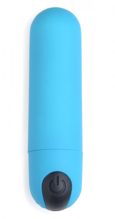 BANG! VIBRATING BULLET W/ REMOTE CONTROL BLUE - XRAG366BLU
