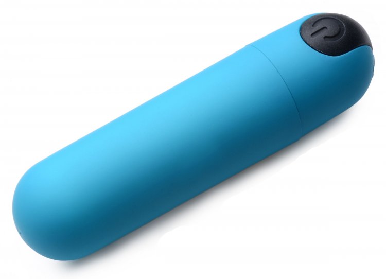 BANG! VIBRATING BULLET W/ REMOTE CONTROL BLUE - XRAG366BLU
