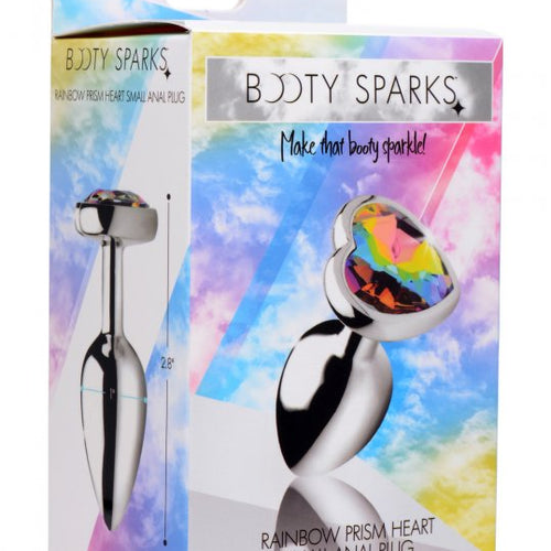 BOOTY SPARKS PRISM HEART ANAL PLUG SMALL - XRAG374S