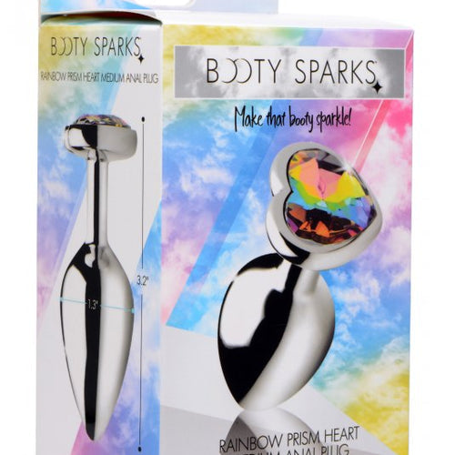 BOOTY SPARKS PRISM HEART ANAL PLUG MEDIUM - XRAG374M