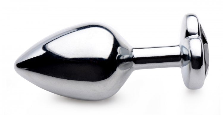 BOOTY SPARKS BLACK HEART GEM ANAL PLUG MEDIUM - XRAG476M
