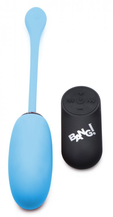 BANG! 28X PLUSH EGG & REMOTE CONTROL BLUE - XRAG590BLU