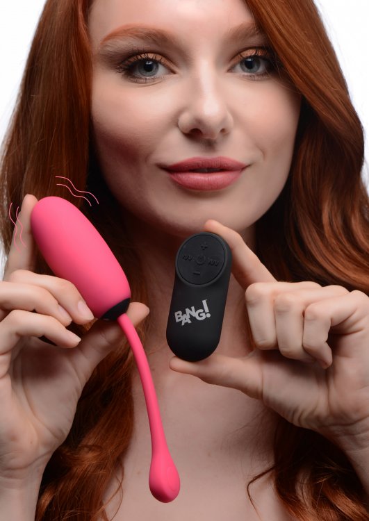 BANG! 28X PLUSH EGG & REMOTE CONTROL PINK - XRAG590PNK