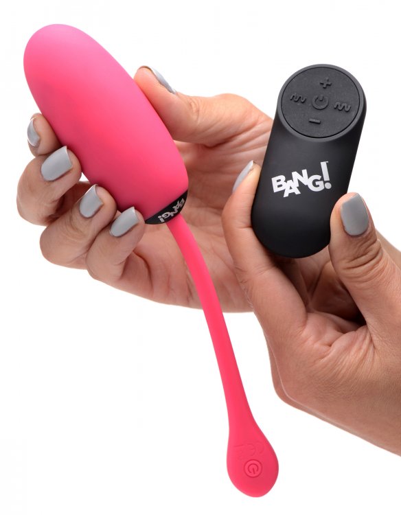 BANG! 28X PLUSH EGG & REMOTE CONTROL PINK - XRAG590PNK