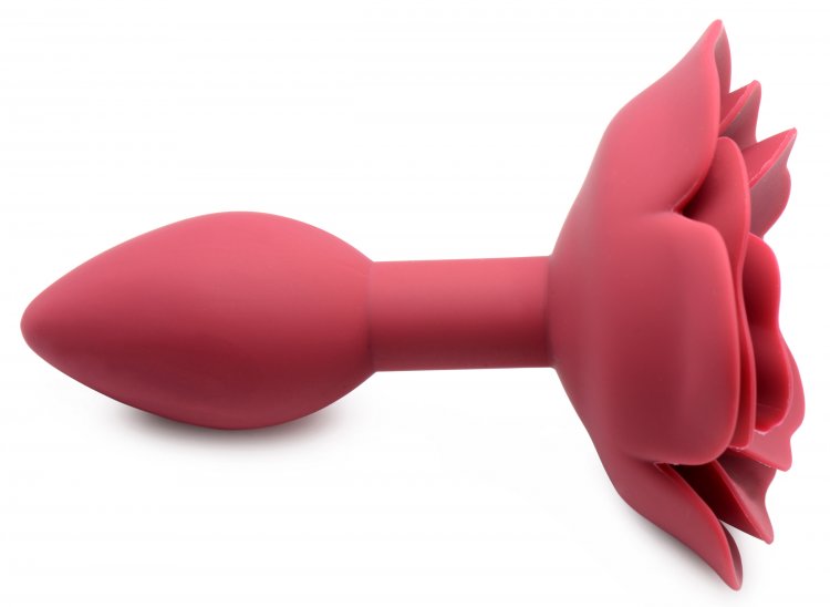 MASTER SERIES BOOTY BLOOM SILICONE ROSE ANAL PLUG - XRAG613