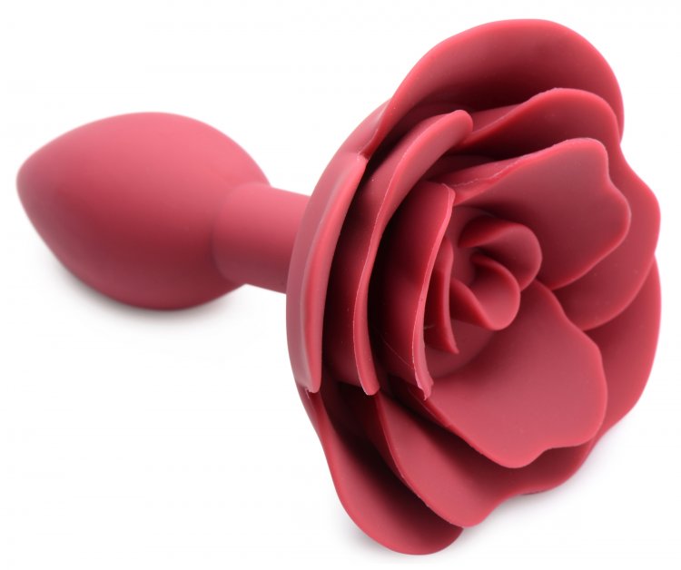 MASTER SERIES BOOTY BLOOM SILICONE ROSE ANAL PLUG - XRAG613