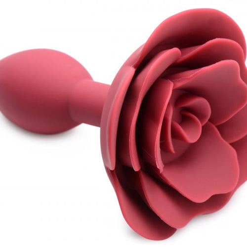 MASTER SERIES BOOTY BLOOM SILICONE ROSE ANAL PLUG - XRAG613