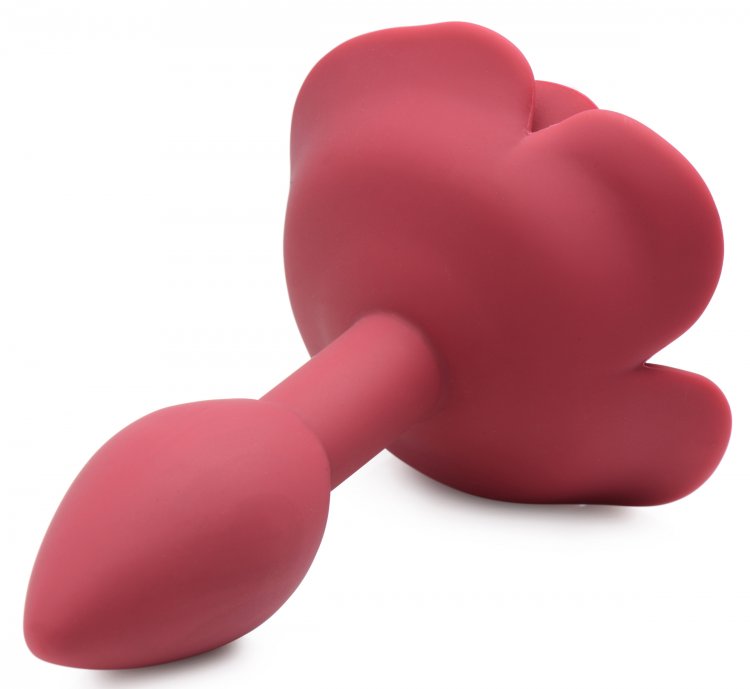 MASTER SERIES BOOTY BLOOM SILICONE ROSE ANAL PLUG - XRAG613