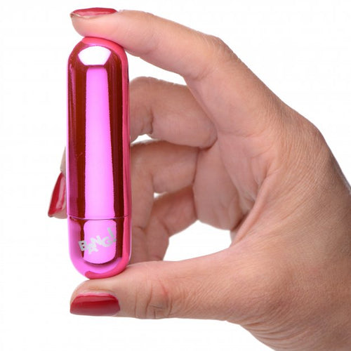 BANG! 10X VIBRATING METALLIC BULLET PINK - XRAG656PNK