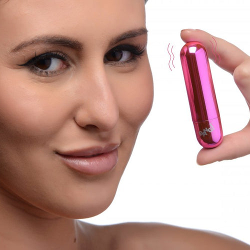 BANG! 10X VIBRATING METALLIC BULLET PINK - XRAG656PNK