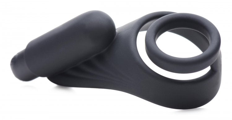 TRINITY 4 MEN 7X SILICONE C- RING W/ TAINT STIMULATOR - XRAG669