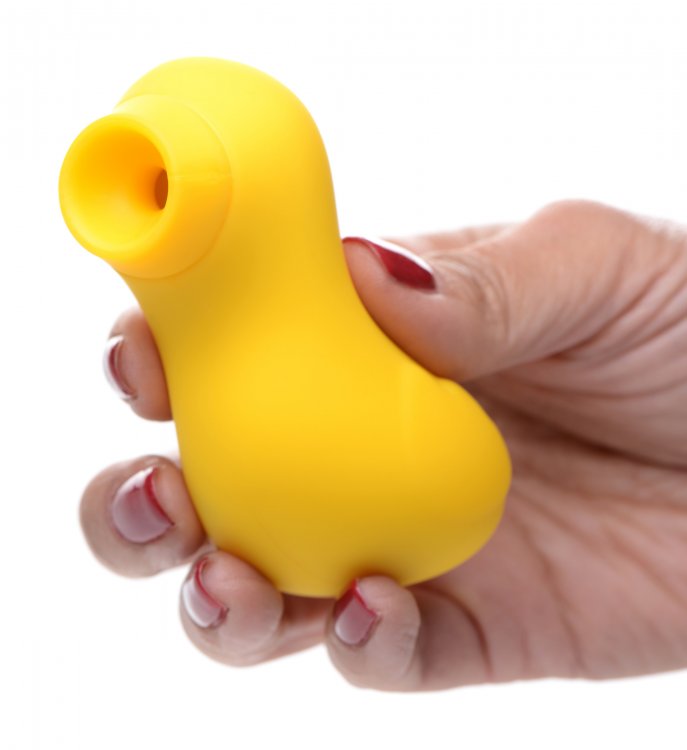 INMI SHEGASM SUCKY DUCK CLITORAL STIMULATOR YELLOW - XRAG685YEL