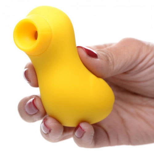 INMI SHEGASM SUCKY DUCK CLITORAL STIMULATOR YELLOW - XRAG685YEL